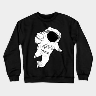 Hand drawn Astronaut Crewneck Sweatshirt